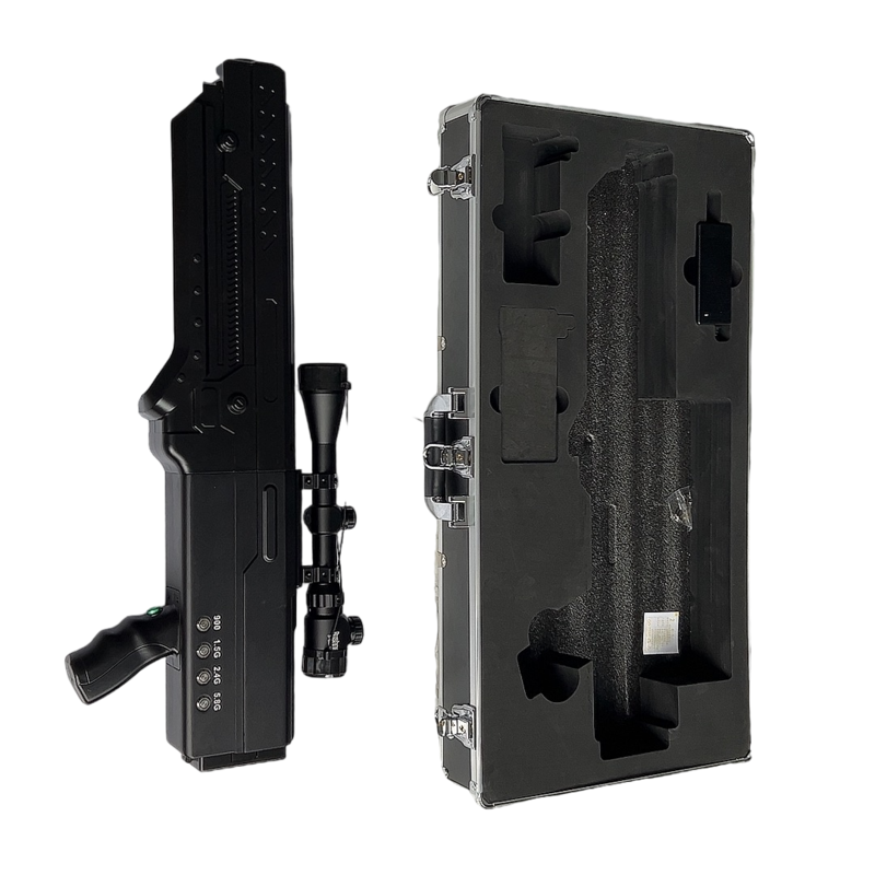  平原手持便携式枪型低空防御反制四通道A型