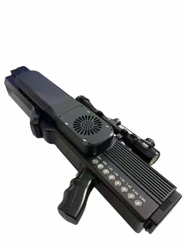  平原手持便携式枪型低空防御反制八通道